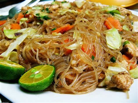 pancit clear noodles